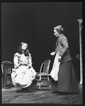 (L-R) Kate Mulgrew and Geraldine Fitzgerald in a scene from the American Shakespeare Festival production of the play "Our Town".