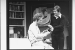 Tom Courtenay (R) in a scene from the Broadway production of the play "Otherwise Engaged"
