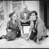 (R-L) Elizabeth McGovern, George N. Martin and Marian Seldes in a scene from the off-Broadway production of the play "Painting Churches"