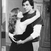 Frank Langella and Roxanne Hart in a scene from the Broadway production of the play "Passion".