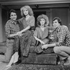 (L-R) Bob Gunton, Cathryn Damon, Betty Thomas and Frank Langella in a scene from the Broadway production of the play "Passion".