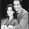 Laurence Luckinbill and Barbara Feldon in a scene from the Circle In The Square production of the play "Past Tense".