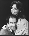 Laurence Luckinbill and Barbara Feldon in a scene from the Circle In The Square production of the play "Past Tense".