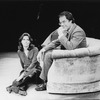Laurence Luckinbill and Barbara Feldon in a scene from the Circle In The Square production of the play "Past Tense".