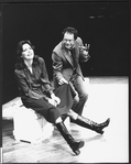 Laurence Luckinbill and Barbara Feldon in a scene from the Circle In The Square production of the play "Past Tense".