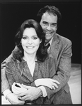 Laurence Luckinbill and Barbara Feldon in a scene from the Circle In The Square production of the play "Past Tense".