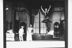 Sandy Duncan (R) flying in a scene from the Broadway revival of the musical "Peter Pan".