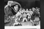 George Rose (R) in a scene from the Broadway revival of the musical "Peter Pan".