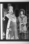 John Rubinstein (R) in a scene from the Broadway production of the musical "Pippin".