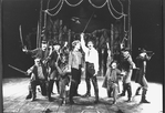 (C, L-R) Rex Smith and Kevin Kline in a scene from the NY Shakespeare Festival production of the musical "The Pirates Of Penzance".