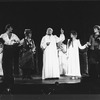 (L-R) Kevin Kline, Patricia Routledge, George Rose, Linda Ronstadt and Rex Smith in a scene from the NY Shakespeare Festival production of the musical "The Pirates Of Penzance".