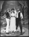 Jim Belushi (R) and Peter Noone (L) in a scene from the NY Shakespeare Festival production of the musical "The Pirates Of Penzance".