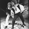 Jim Belushi (R) and Peter Noone (L) in a scene from the NY Shakespeare Festival production of the musical "The Pirates Of Penzance".