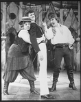 (L-R) Kaye Ballard, Patrick Cassidy and Gary Sandy in a scene from the NY Shakespeare Festival production of the musical "The Pirates Of Penzance".