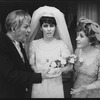 Maureen Stapleton (R) and Don Porter (L) in a scene from the Broadway production of the play "Plaza Suite"