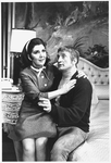 Maureen Stapleton and George C. Scott in a scene from the Broadway production of the play "Plaza Suite"