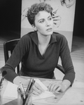 Kate Nelligan in a scene from the Broadway production of the play "Plenty".