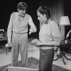 Edward Hermann and Kate Nelligan in a scene from the Broadway production of the play "Plenty".