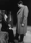 Edward Hermann and Kate Nelligan in a scene from the Broadway production of the play "Plenty".