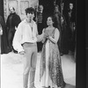 Frank Langella and Patricia Elliott in a scene from the off-Broadway production of the play "The Prince Of Homburg"