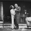 Formerly married actors Richard Burton and Elizabeth Taylor in a scene from the Broadway revival of the play "Private Lives".