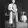 Edmond Genest in a scene from the off-Broadway production of the play "The Real Inspector Hound"