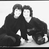 (L-R) Liza Minnelli and Chita Rivera during a break in rehearsal for the Broadway production of the musical "The Rink"