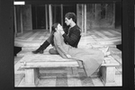 Paul Rudd and Pamela Payton-Wright in a scene from the Circle In The Square production of the play "Romeo And Juliet".
