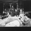 (F, L-R) Lester Rawlins, Jack Gwillim, John Shea, Pamela Payton-Wright and Delphi Harrington in a scene from the Circle In The Square production of the play "Romeo And Juliet".