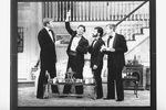 (L-R) Ken Howard, Ron Leibman, Mark Nelson and Andre Gregory in a scene from the Broadway production of the play "Rumors".