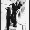 (L-R) Ron Leibman, Ken Howard and Mark Nelson in a scene from the Broadway production of the play "Rumors".