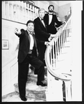 (L-R) Ron Leibman, Ken Howard and Mark Nelson in a scene from the Broadway production of the play "Rumors".
