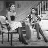 (R-L) Jessica Walter and Christine Baranski in a scene from the Broadway production of the play "Rumors".