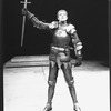 Lynn Redgrave and Robert LuPone in a scene from the Circle In The Square production of the play "Saint Joan".