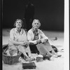 (L-R) Elizabeth Wilson and Jessica Tandy in a scene from the NY Shakespeare Festival production of the play "Salonika"