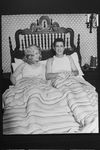 Loretta Swit and Ted Bessell in a scene from the Broadway production of the play "Same Time, Next Year".