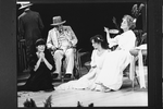 Pamela Payton-Wright (L), Rosemary Harris (R) and Kathryn Dowling (2R) in a scene from the NY Shakespeare Festival production of the play "The Seagull"