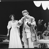 Kathryn Dowling and Christopher Walken in a scene from the NY Shakespeare Festival production of the play "The Seagull"