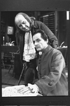 (L-R) Howard Da Silva as Ben Franklin and William Daniels as John Adams in a scene from the Broadway production of the musical "1776"