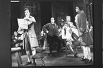 (L-R) Ron Holgate as Richard Henry Lee, William Daniels as John Adams and Ken Howard as Thomas Jefferson in a scene from the Broadway production of the musical "1776"