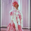 George Hearn in drag in a pink maribou costume in a scene from the Broadway musical "La Cage Aux Folles." (New York)