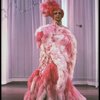 George Hearn in drag in a pink maribou costume in a scene from the Broadway musical "La Cage Aux Folles." (New York)