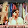 George Hearn getting into drag in a scene from the Broadway musical "La Cage Aux Folles." (New York)