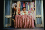 George Hearn getting into drag in a scene from the Broadway musical "La Cage Aux Folles." (New York)