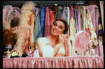 George Hearn getting into drag in a scene from the Broadway musical "La Cage Aux Folles." (New York)