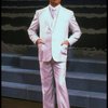 George Hearn in a white men's suit in a scene from the Broadway musical "La Cage Aux Folles." (New York)