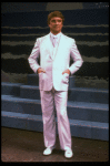 George Hearn in a white men's suit in a scene from the Broadway musical "La Cage Aux Folles." (New York)