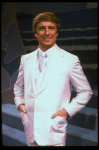 George Hearn in a white men's suit in a scene from the Broadway musical "La Cage Aux Folles." (New York)