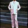 George Hearn in a white men's suit in a scene from the Broadway musical "La Cage Aux Folles." (New York)