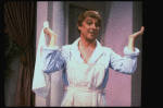 George Hearn in a bathrobe in a scene from the Broadway musical "La Cage Aux Folles." (New York)